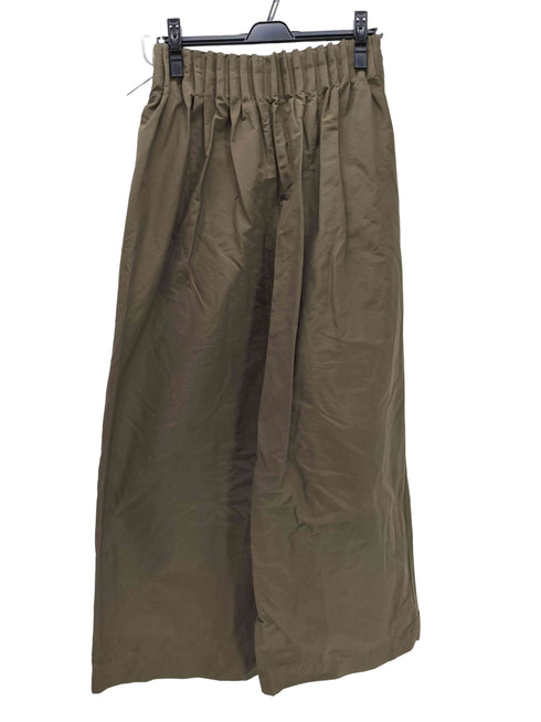 ダブルスタンダードクロージング DOUBLE STANDARD CLOTHING 24SS ウエストタック コットン ナイロン ワイド パンツ レディース JPN:38